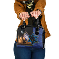 Yom HaZikaron Israel Shoulder Handbag We Will Always Remember Camouflage Style