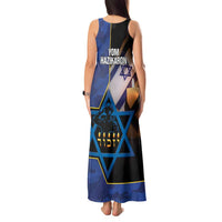 Yom HaZikaron Israel Tank Maxi Dress We Will Always Remember Camouflage Style