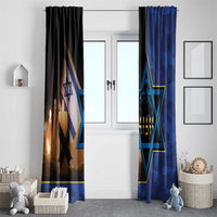 Yom HaZikaron Israel Window Curtain We Will Always Remember Camouflage Style