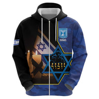 Yom HaZikaron Israel Zip Hoodie We Will Always Remember Camouflage Style
