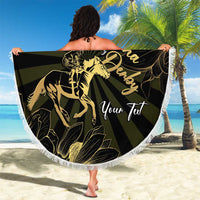Personalized Louisiana Horse Racing Beach Blanket 113th Anniversary Magnolia Blossom