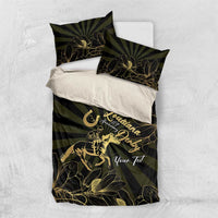 Personalized Louisiana Horse Racing Bedding Set 113th Anniversary Magnolia Blossom