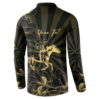 Personalized Louisiana Horse Racing Button Sweatshirt 113th Anniversary Magnolia Blossom