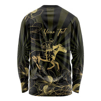 Personalized Louisiana Horse Racing Long Sleeve Shirt 113th Anniversary Magnolia Blossom
