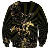 Personalized Louisiana Horse Racing Sweatshirt 113th Anniversary Magnolia Blossom