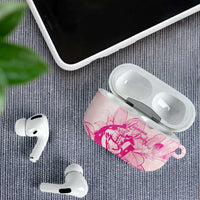 Personalized Louisiana Horse Racing Derby AirPods Case Magnolia Blossom Horseshoe Pastel Pink