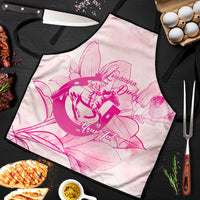 Personalized Louisiana Horse Racing Derby Apron Magnolia Blossom Horseshoe Pastel Pink
