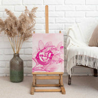 Personalized Louisiana Horse Racing Derby Canvas Wall Art Magnolia Blossom Horseshoe Pastel Pink
