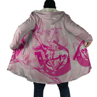 Personalized Louisiana Horse Racing Derby Cloak Magnolia Blossom Horseshoe Pastel Pink