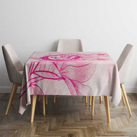 Personalized Louisiana Horse Racing Derby Tablecloth Magnolia Blossom Horseshoe Pastel Pink