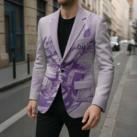 Personalized Louisiana Horse Racing Derby Blazer Magnolia Blossom Horseshoe Pastel Purple