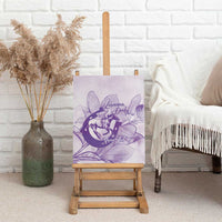 Personalized Louisiana Horse Racing Derby Canvas Wall Art Magnolia Blossom Horseshoe Pastel Purple
