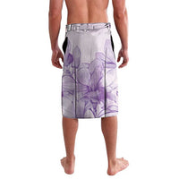 Personalized Louisiana Horse Racing Derby Lavalava Magnolia Blossom Horseshoe Pastel Purple