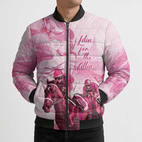 Kentucky Horse Racing Oaks Bomber Puffer Jacket Lilies For The Fillies