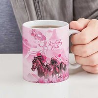 Kentucky Horse Racing Oaks Ceramic Mug Lilies For The Fillies