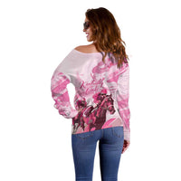 Kentucky Horse Racing Oaks Off Shoulder Sweater Lilies For The Fillies