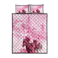 Kentucky Horse Racing Oaks Quilt Bed Set Lilies For The Fillies