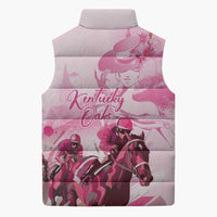 Kentucky Horse Racing Oaks Sleeveless Puffer Jacket Lilies For The Fillies