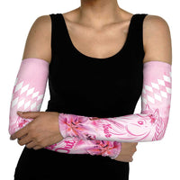 Kentucky Horse Racing Oaks Personalized Arm Sleeves Filly Lily Flowers Pink Out