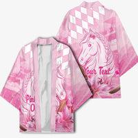 Kentucky Horse Racing Oaks Personalized Kimono Filly Lily Flowers Pink Out