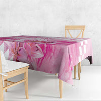 Kentucky Horse Racing Oaks Personalized Tablecloth Filly Lily Flowers Pink Out