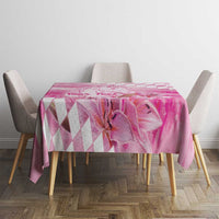 Kentucky Horse Racing Oaks Personalized Tablecloth Filly Lily Flowers Pink Out
