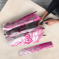 Kentucky Horse Racing Oaks Personalized Umbrella Filly Lily Flowers Pink Out