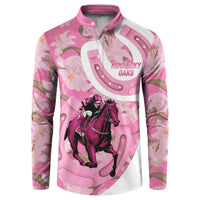 Kentucky Horse Racing Oaks Button Sweatshirt Est 1875 Run For The Lilies