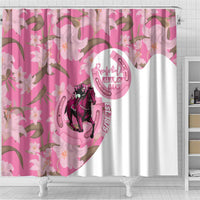 Kentucky Horse Racing Oaks Shower Curtain Est 1875 Run For The Lilies
