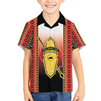 Personalised Bukidnon Philippines Family Matching Short Sleeve Bodycon Dress and Hawaiian Shirt The Food Basket of Region X