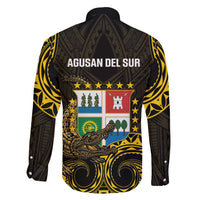 Agusan del Sur Philippines Family Matching Off Shoulder Short Dress and Hawaiian Shirt Habagatang Agusan Lolong