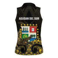 Agusan del Sur Philippines Women Sleeveless Polo Shirt Habagatang Agusan Lolong