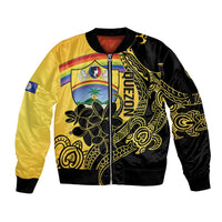 Quezon Province Sleeve Zip Bomber Jacket Cocolandia Philippines Turtle