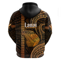Polynesian Pride Hawaiian Islands Hoodie Lani Map Gold Kanaka With Kakau - Wonder Print Shop