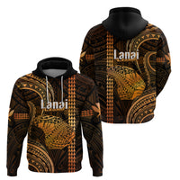 Polynesian Pride Hawaiian Islands Hoodie Lani Map Gold Kanaka With Kakau - Wonder Print Shop