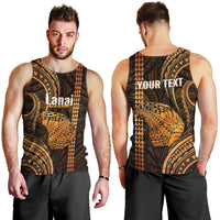 personalised-hawaiian-islands-men-tank-top-lani-map-gold-kanaka-with-kakau