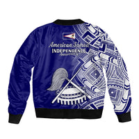 Polynesian Pride American Samoa Bomber Jacket July 4 Independence Day - Wonder Print Shop