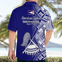 Polynesian Pride American Samoa Hawaiian Shirt July 4 Independence Day - Wonder Print Shop