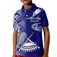 Polynesian Pride American Samoa Polo Shirt for Kid July 4 Independence Day - Wonder Print Shop