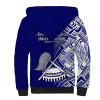 Polynesian Pride American Samoa Sherpa Hoodie July 4 Independence Day - Wonder Print Shop
