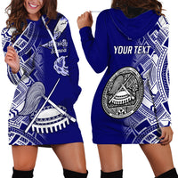 Personalised American Samoa Hoodie Dress July 4 Independence Day - Wonder Print Shop