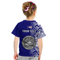Personalised American Samoa Kid T Shirt July 4 Independence Day - Wonder Print Shop