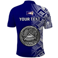 Custom American Samoa Polo Shirt July 4 Independence Day - Wonder Print Shop