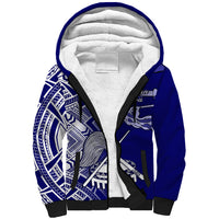 Personalised American Samoa Sherpa Hoodie July 4 Independence Day - Wonder Print Shop