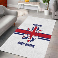 Custom Great Britain Hockey Area Rug 2025 Go Champions