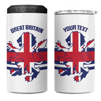 Custom Great Britain Hockey 4 in 1 Can Cooler Tumbler 2025 Go Champions