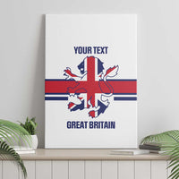 Custom Great Britain Hockey Canvas Wall Art 2025 Go Champions