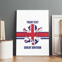 Custom Great Britain Hockey Canvas Wall Art 2025 Go Champions