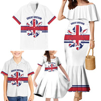 Custom Great Britain Hockey Family Matching Mermaid Dress and Hawaiian Shirt 2025 Go Champions