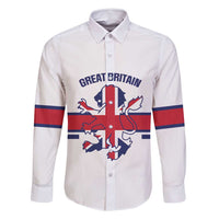 Custom Great Britain Hockey Family Matching Off Shoulder Short Dress and Hawaiian Shirt 2025 Go Champions